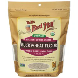 Bob's Red Mill Organic Whole Grain Buckwheat Flour 22 oz