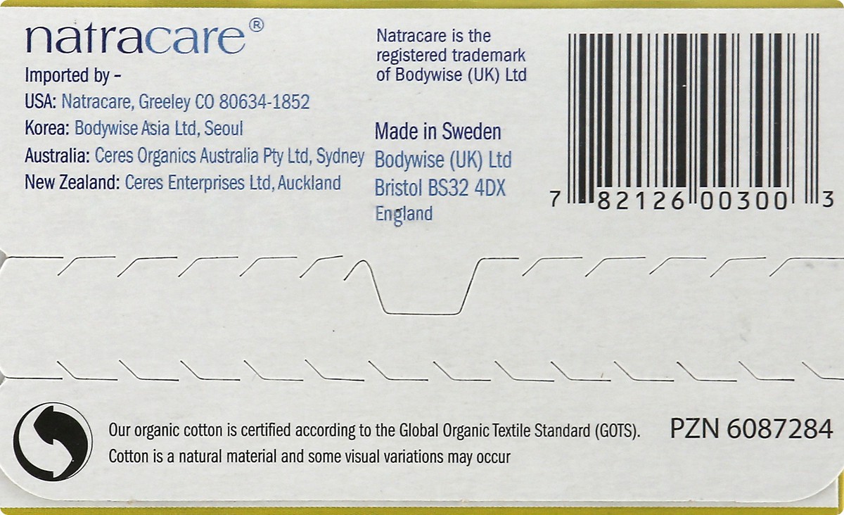 slide 4 of 9, Natracare Breathable Mini Panty Liners, 30 ct