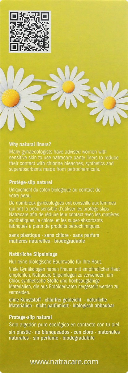 slide 7 of 9, Natracare Breathable Mini Panty Liners, 30 ct