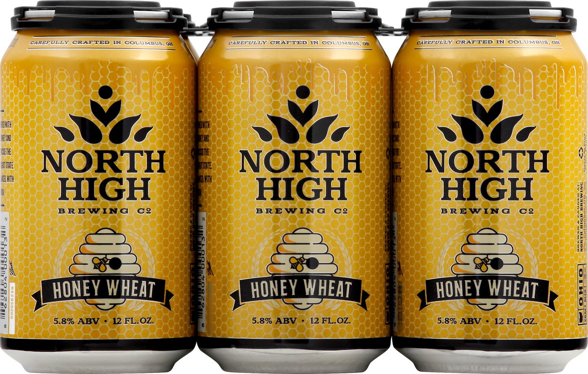 slide 7 of 9, North High Honey Wheat Beer, 6 ct; 12 oz