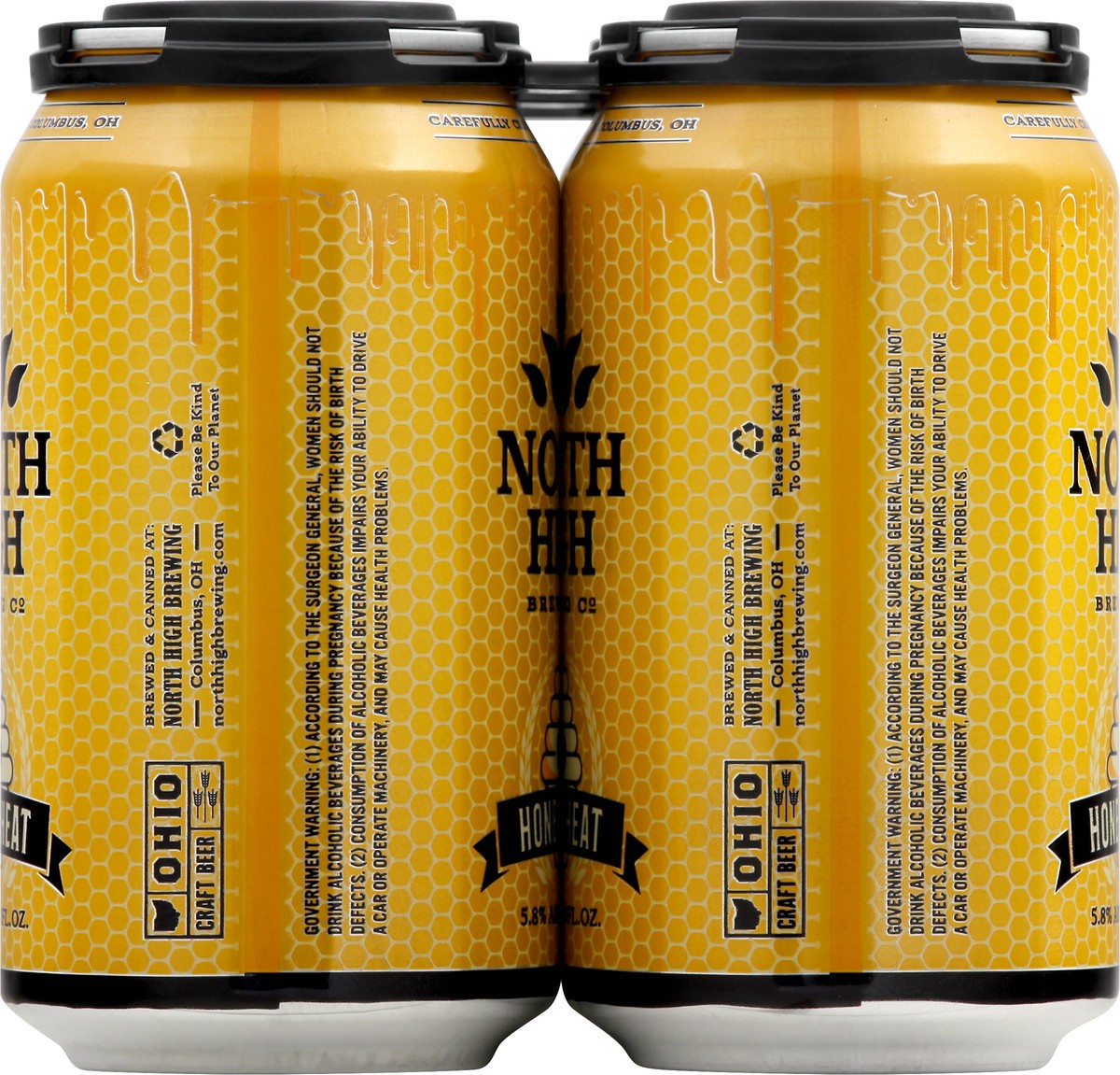 slide 6 of 9, North High Honey Wheat Beer, 6 ct; 12 oz