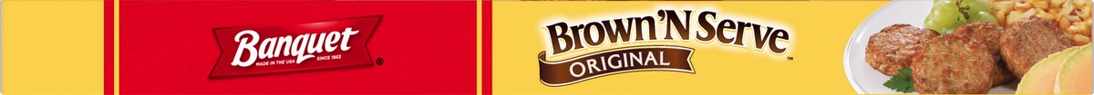 slide 12 of 12, Banquet Brown ‘N Serve Original Fully Cooked Sausage Patties, Frozen Meat, 8 Count, 6.4 OZ, 8 ct