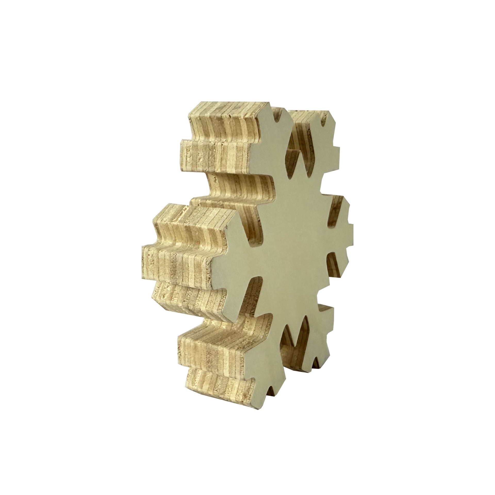 slide 3 of 3, 4.25" Unfinished Snowflake Wood Planks, 3ct. By Make Market, 3 ct