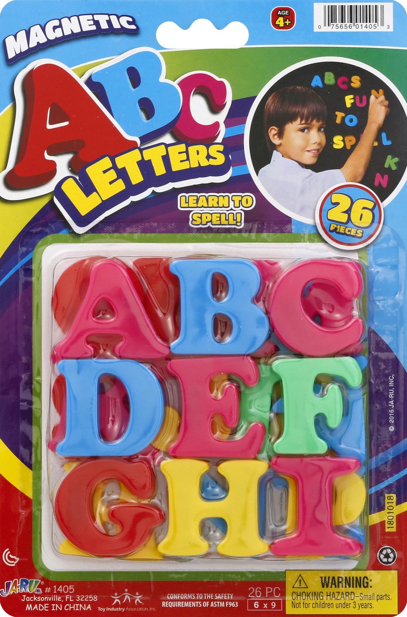 slide 3 of 6, Ja-Ru Abc's Magnetic Numbers, 26 ct