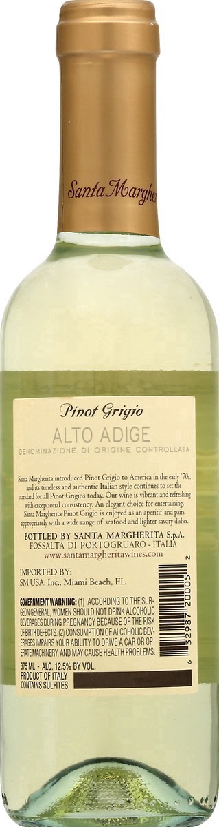 slide 2 of 10, Santa Margherita Pinot Grigio 375 ml, 375 ml