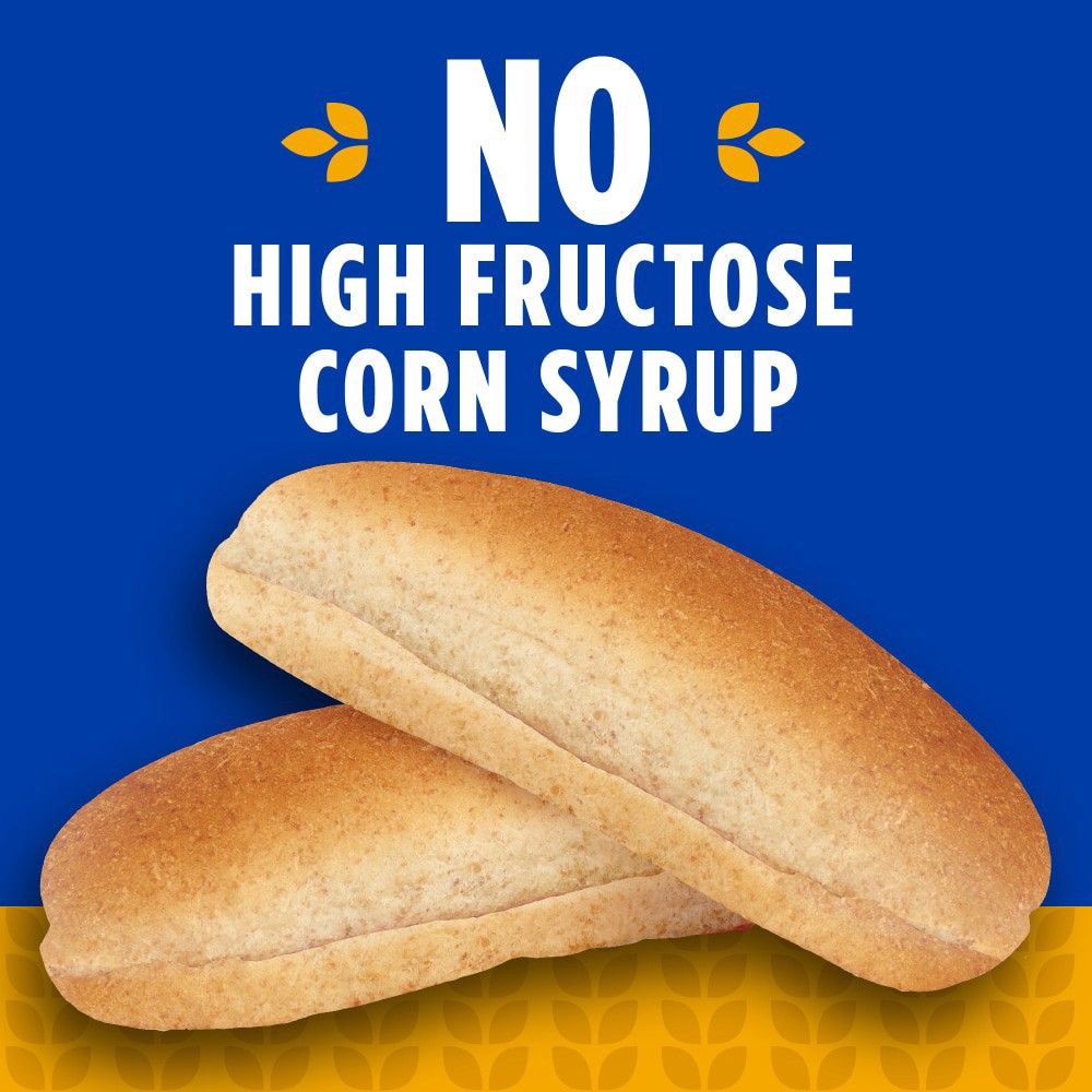 slide 3 of 5, Kroger 100% Whole Wheat Hot Dog Buns, 8 ct