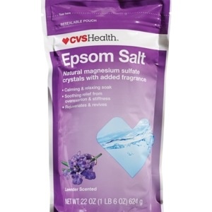 slide 1 of 1, CVS Health Epsom Salt Lavender Scented, 22 oz