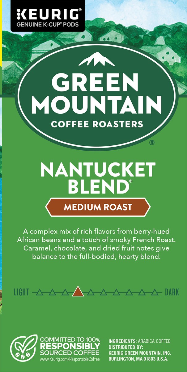 slide 5 of 7, Green Mountain Coffee Nantucket Blend Medium Roast K-Cup Pods, 32 ct