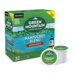 Green Mountain Coffee Roasters Nantucket Blend Keurig Single-Serve K-Cup Pods, Medium Roast Coffee, 32 Count