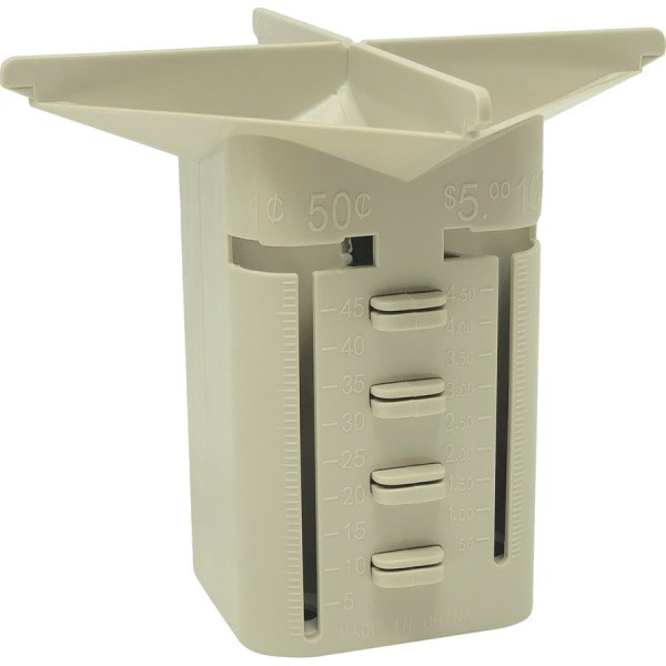 slide 3 of 10, Nadex Manual Coin Sorting Tube, Beige, 1 ct