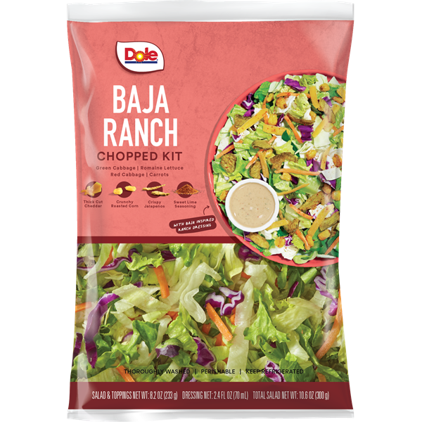 slide 1 of 1, Dole Salads Cv Baja Ranch, 10 oz