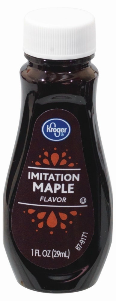 slide 1 of 1, Kroger Imitation Maple Flavor, 1 fl oz