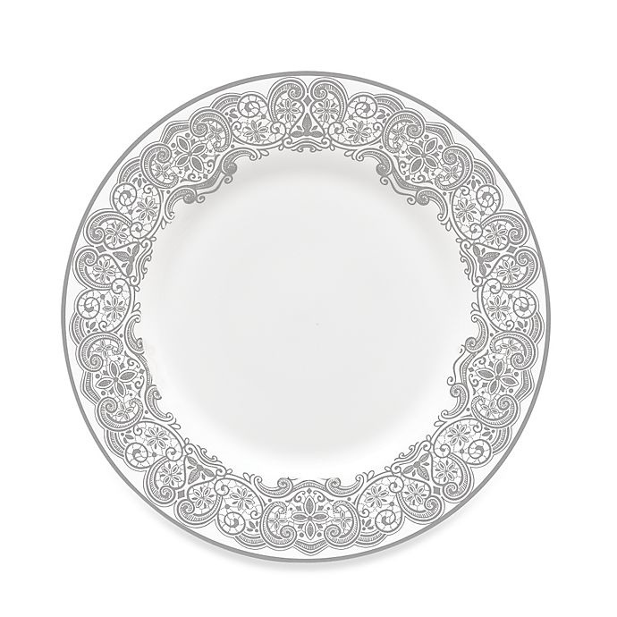 slide 1 of 1, Waterford Lismore Lace Platinum Salad Plate, 1 ct