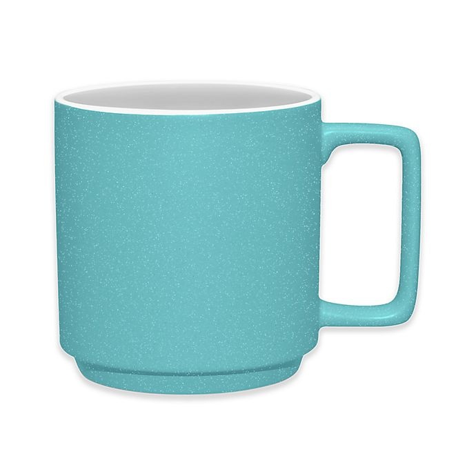 slide 1 of 2, Noritake ColorTrio Stax Mug - Turquoise, 1 ct