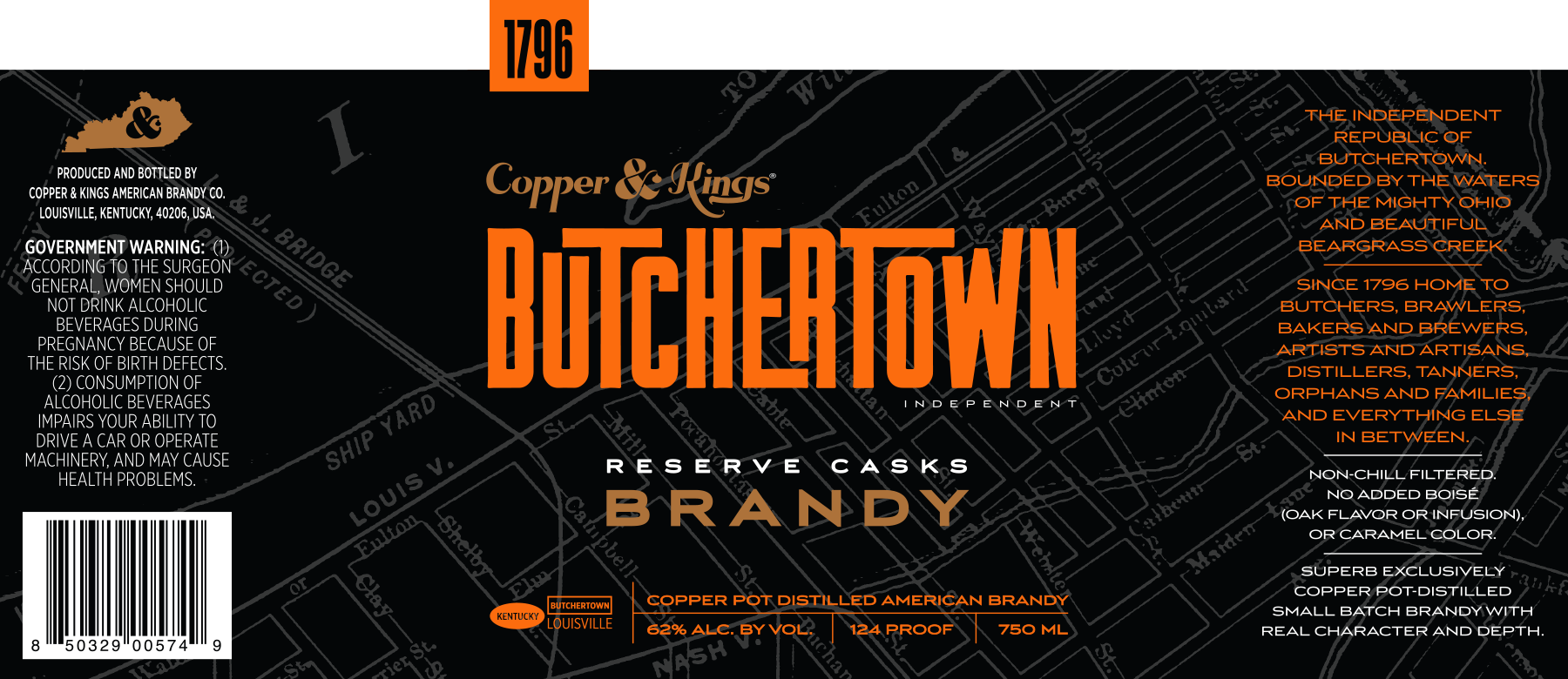 slide 2 of 8, Copper & Kings Butchertown Reserve Casks Brandy, 750 ml