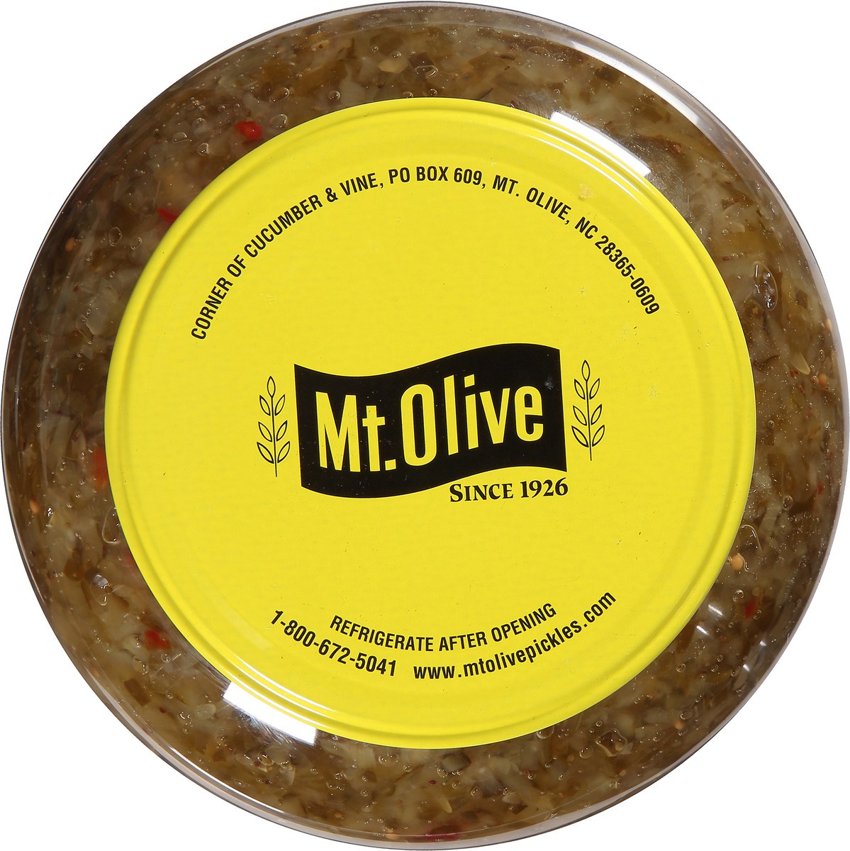 slide 5 of 8, Mt. Olive Sweet Relish 128 fl. oz. Jar, 128 fl oz