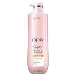 Olay Super Serum Body Wash for Extra Dry Skin, 20 fl oz, Serum Complex for Luminous Skin