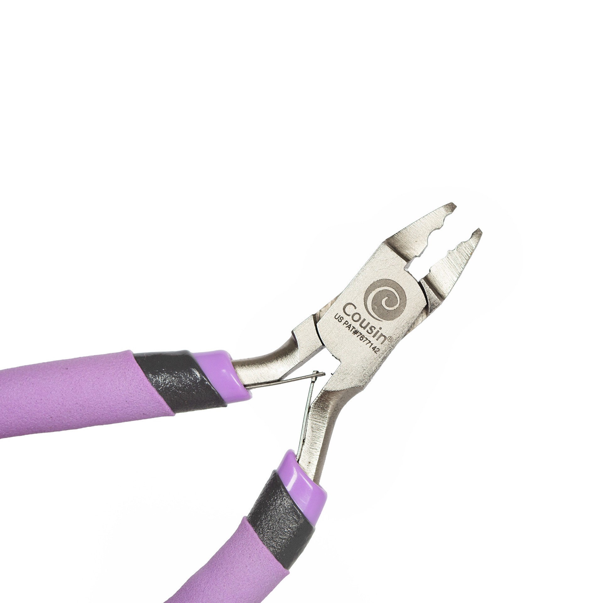 slide 2 of 8, Cousindiy Precision Comfort Bead Crimping Pliers, 7.25 in x 3 in x 0.6 in