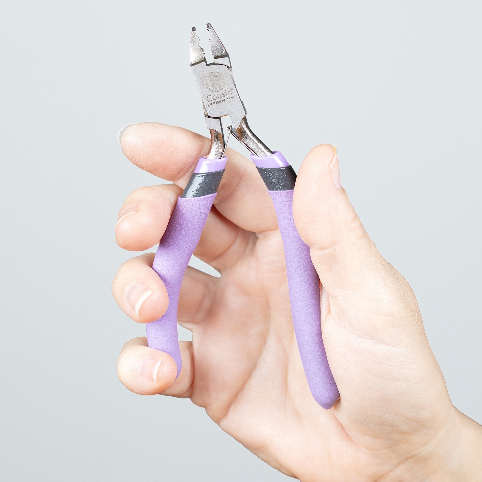 slide 4 of 8, Cousindiy Precision Comfort Bead Crimping Pliers, 7.25 in x 3 in x 0.6 in