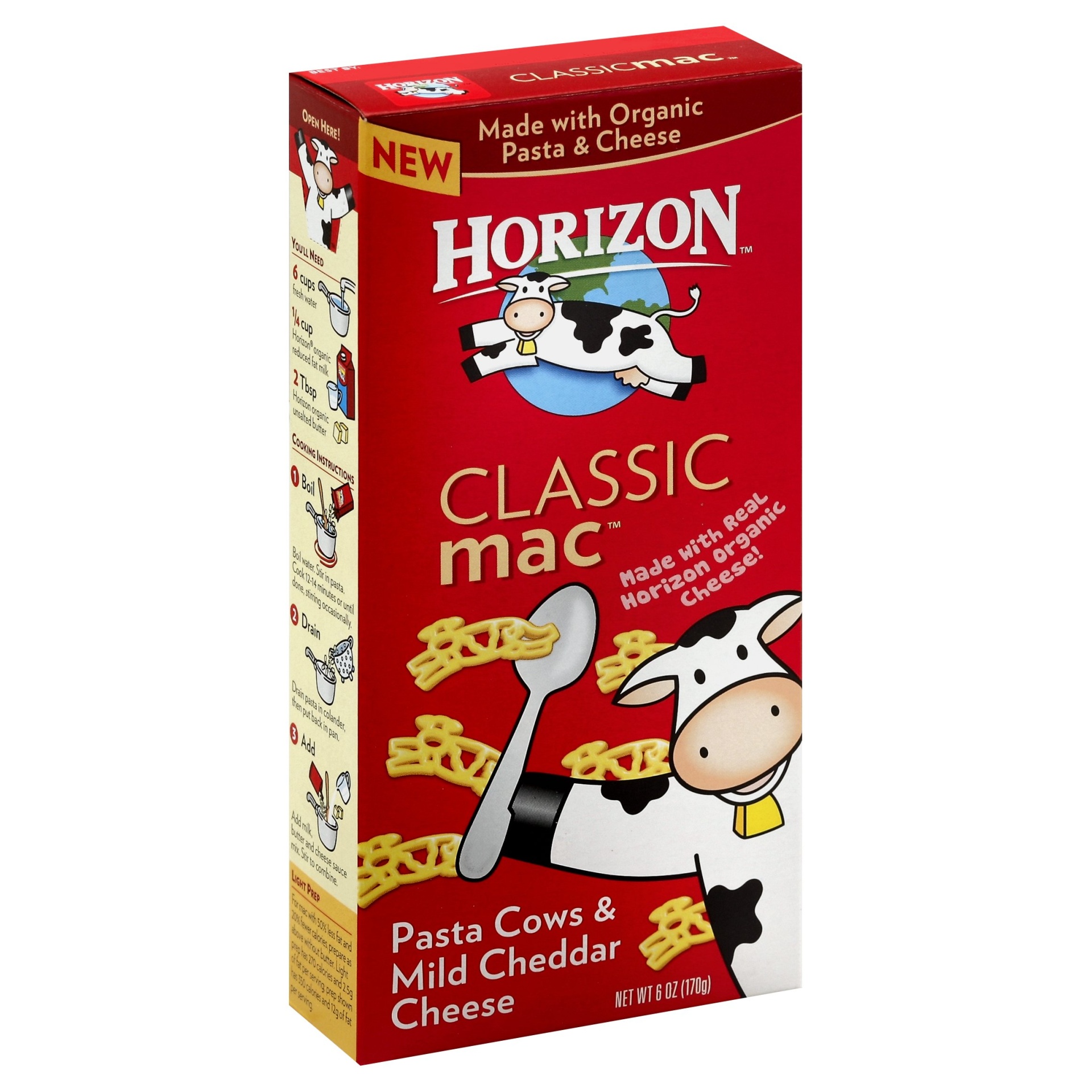 slide 1 of 4, Horizon Organic Classic Mac 6 oz, 6 oz