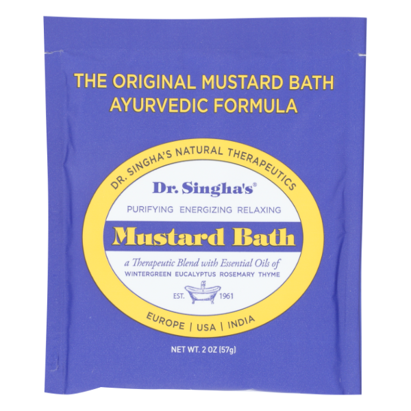 slide 1 of 1, Dr. Singha's Mustard Bath, 2 oz