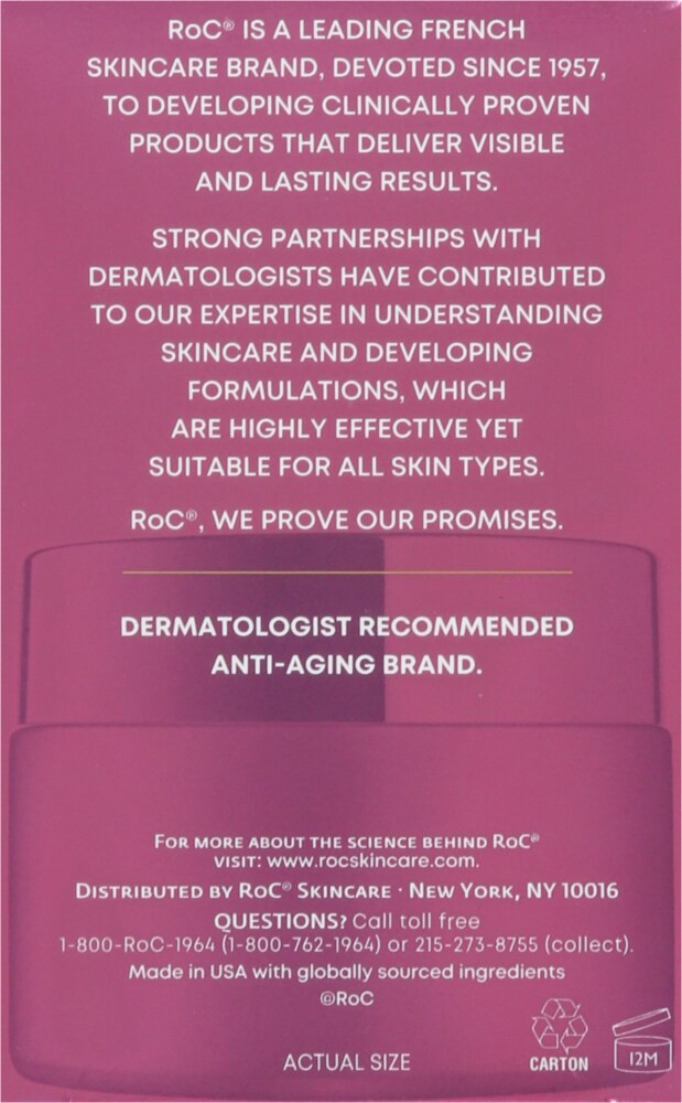 slide 12 of 16, RoC Retinol Correxion Line Smoothing Max Hydration Cream, 1.7 oz