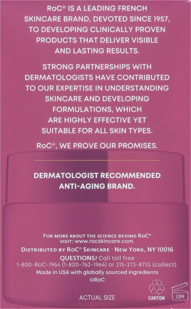 slide 13 of 16, RoC Retinol Correxion Line Smoothing Max Hydration Cream, 1.7 oz