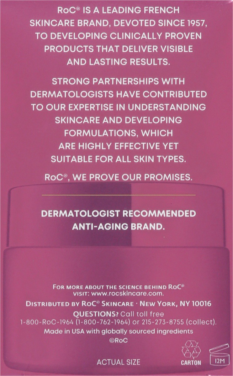 slide 11 of 16, RoC Retinol Correxion Line Smoothing Max Hydration Cream, 1.7 oz