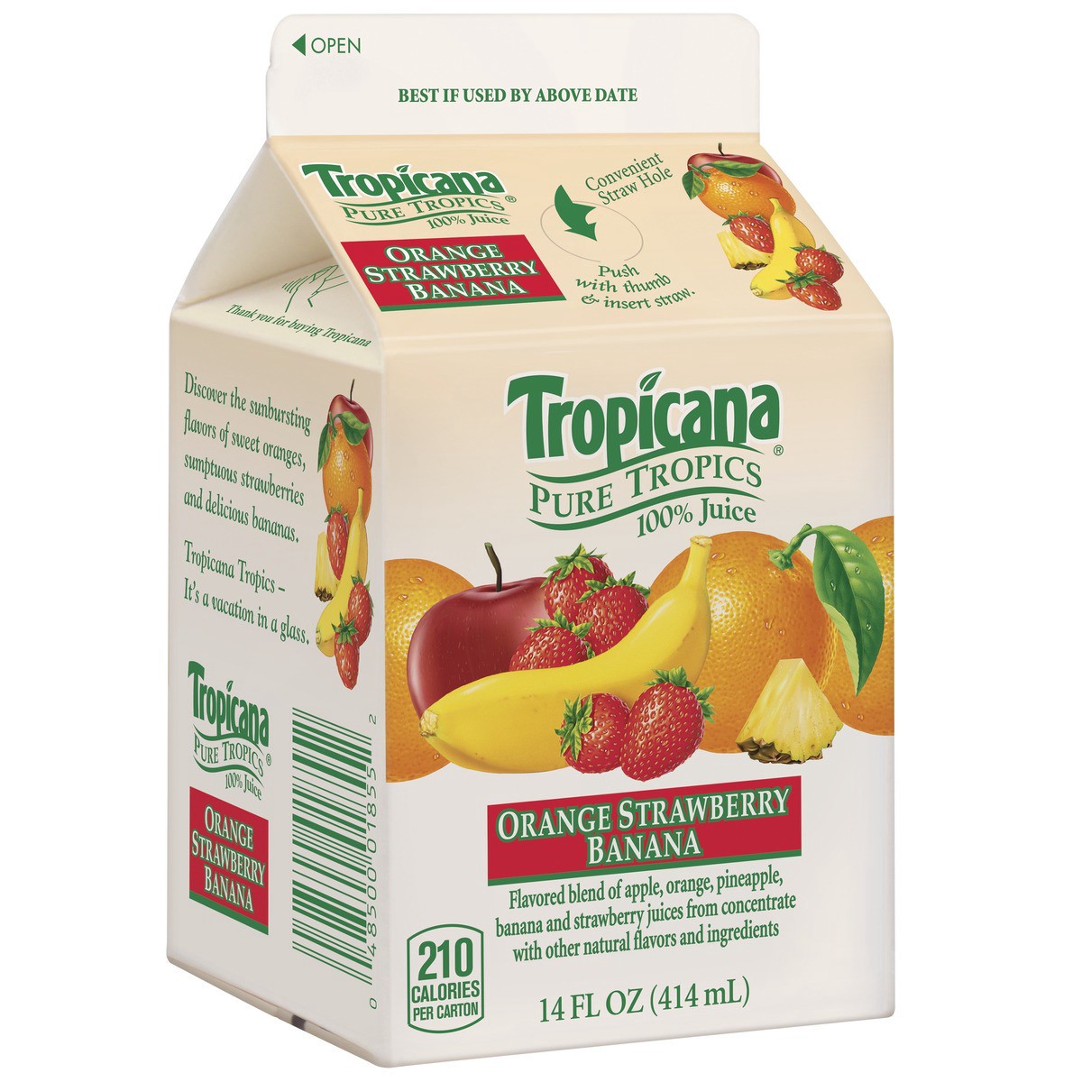 slide 7 of 9, Tropicana 100% Juice - 14 oz, 14 oz