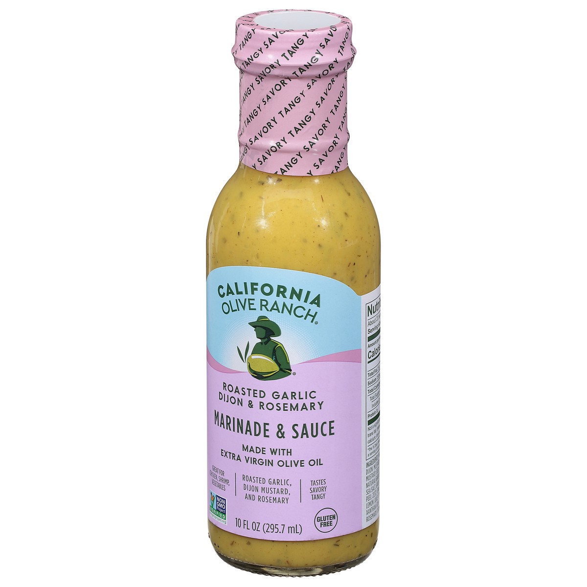 slide 2 of 9, California Olive Ranch Marinade & Sauce - Roasted Garlic Dijon & Rosemary, 10 oz