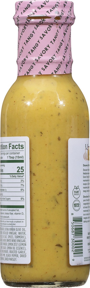 slide 8 of 9, California Olive Ranch Marinade & Sauce - Roasted Garlic Dijon & Rosemary, 10 oz