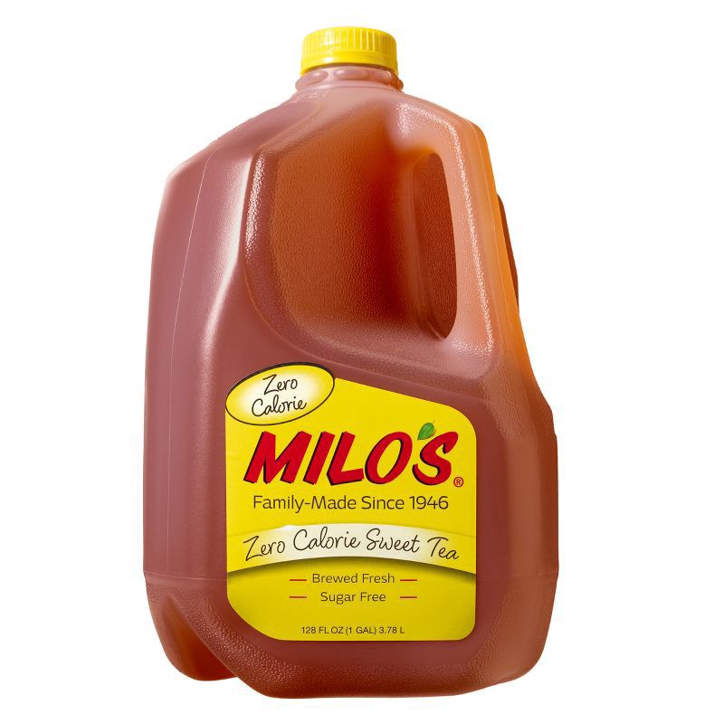 slide 1 of 1, Milo's Zero Sugar Sweet Tea, 128 fl oz