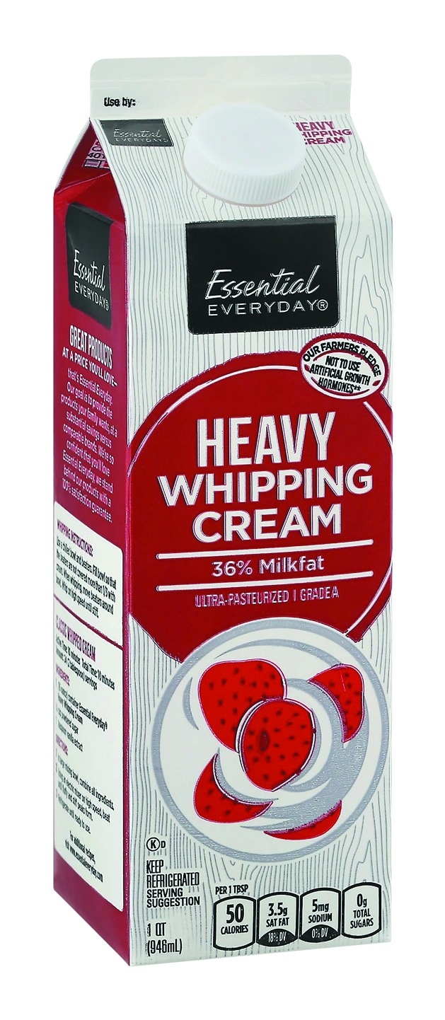 slide 1 of 1, Essential Everyday 36% Heavy Whipping Cream, 32 oz