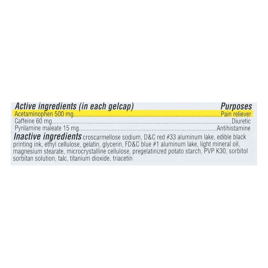 slide 4 of 5, Walgreens Menstrual Complete Pain Relief Gelcaps, 24 ct