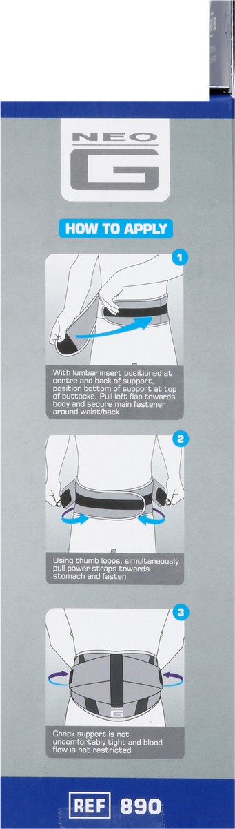 slide 7 of 9, Neo G Back Brace With Power Straps, Adjustable Size, 1 ct