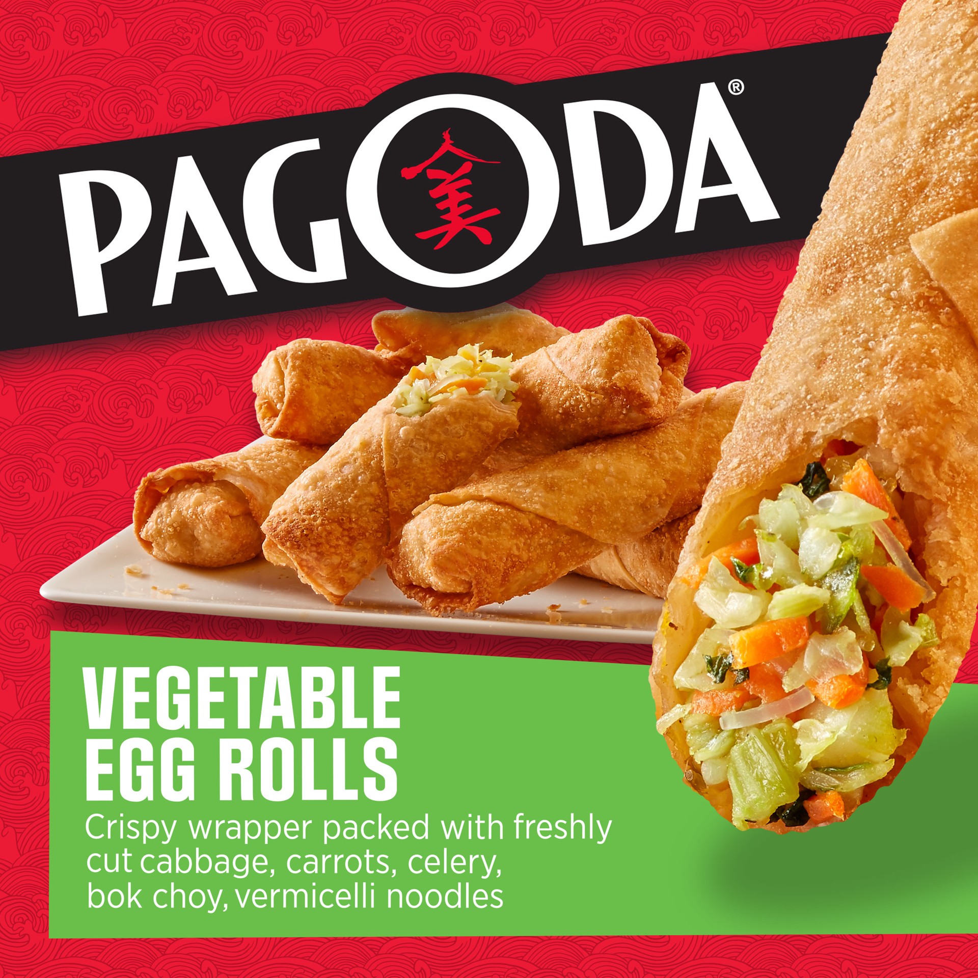 slide 5 of 5, Pagoda Express Vegetable Egg Rolls 8 ea, 8 ct; 22 oz