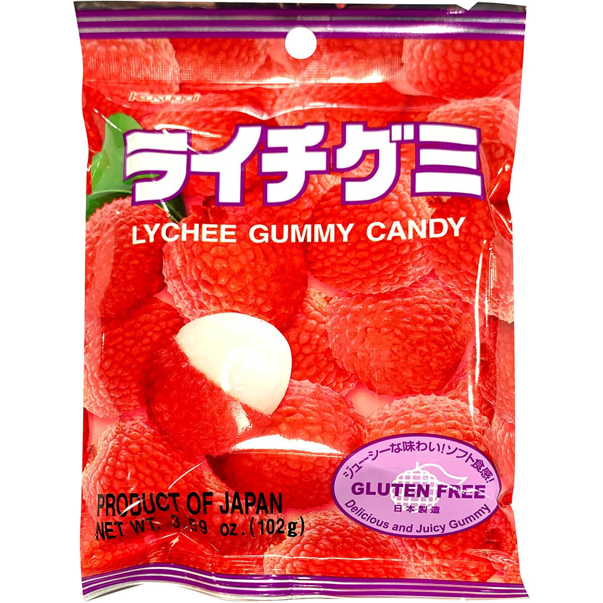 slide 1 of 1, Kasugai Gummy-lychee Candy, 3.59 oz