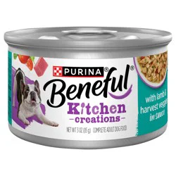 Beneful Medleys Mediterranean Style Wet Dog Food with Real Lamb, Tomatoes, Brown Rice, and Spinach in Dog Gravy