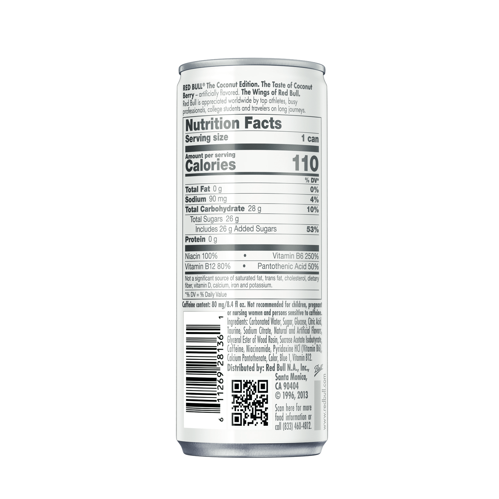 slide 7 of 9, Red Bull The Coconut Edition Coconut Berry Energy Drink 24 - 8.4 fl oz Cans, 24 ct