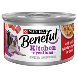 Purina Beneful Medleys Tuscan Style Wet Dog Food with Beef, Carrots, Tomatoes, and Rice in Dog Gravy