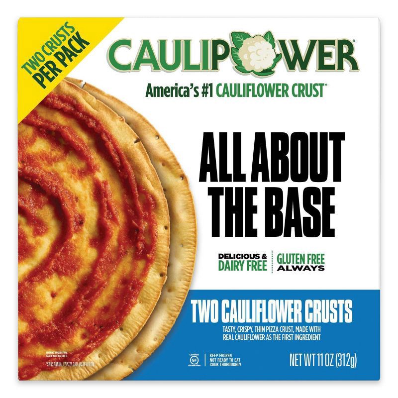 slide 1 of 4, Caulipower Cauliflower Pizza Crusts, 11 oz