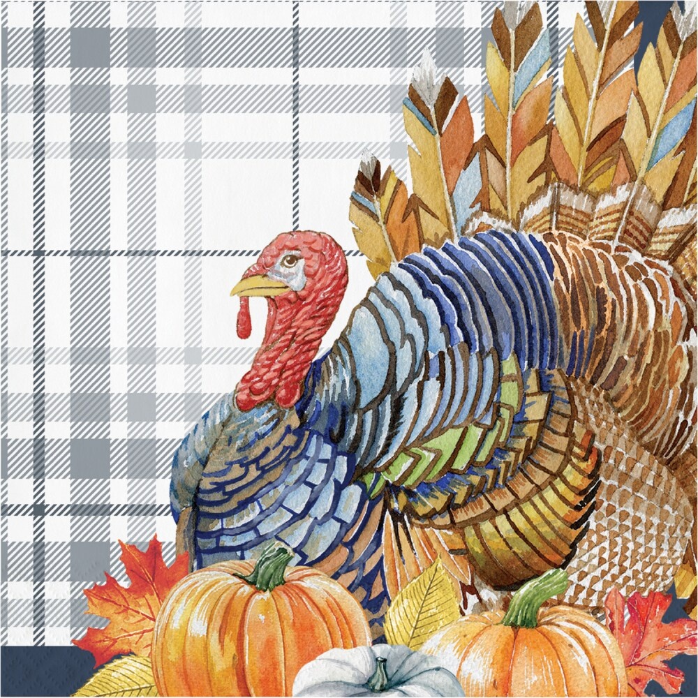 slide 1 of 1, Creative Converting Thanksgiving Elegance Lunch Napkin, 16 ct