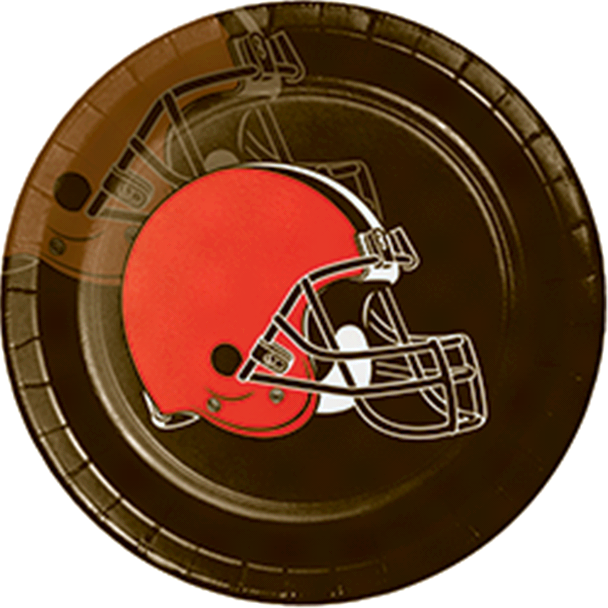 slide 1 of 1, Creative Converting Cleveland Browns Dinner Plates, 8 ct