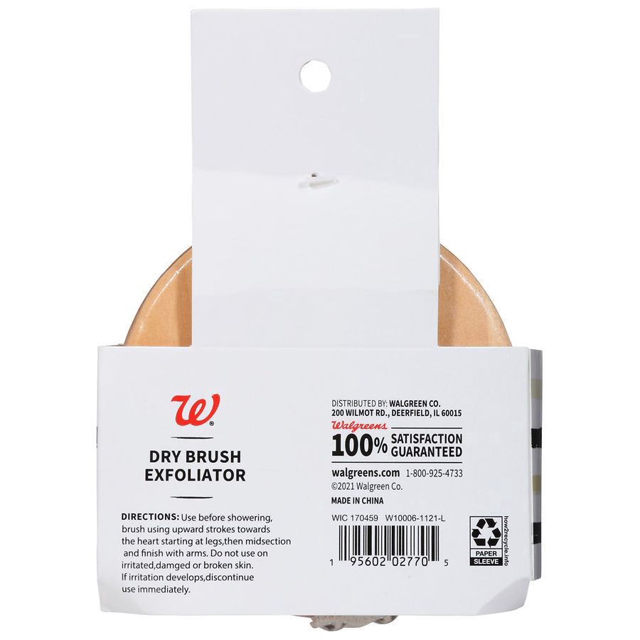 slide 2 of 2, Walgreens Dry Brush Exfoliator, 1 ct