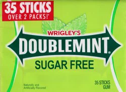 WRIGLEY'S DOUBLEMINT Mint Gum Chewing Gum Mega Pack, 35 Stick