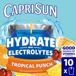 Capri Sun Hydrate Tropical Punch 10-6 Oz