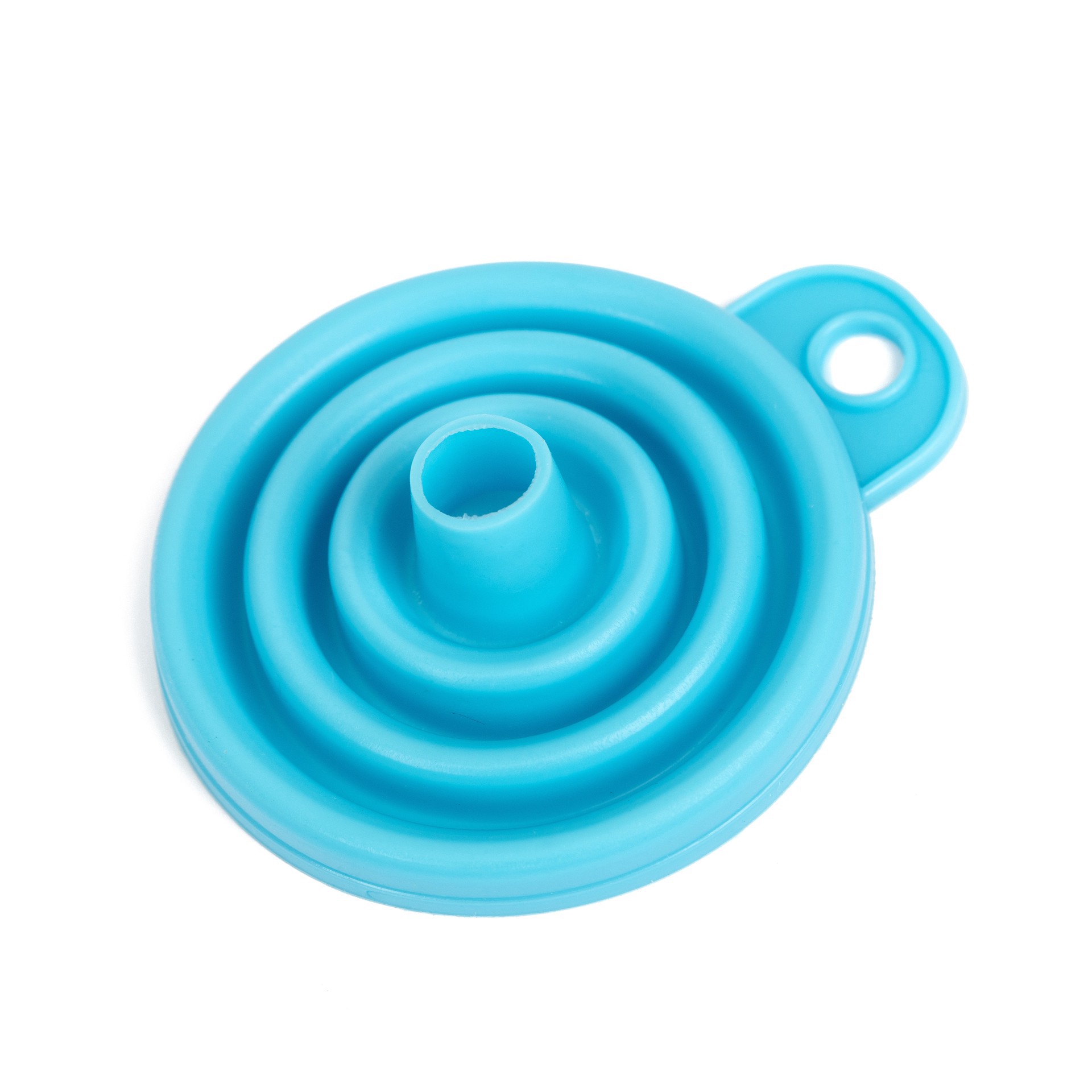 slide 7 of 7, Teal Collapsible Silicone Funnel By Bead Landing, 4.75 in x 3.25 in x 0.6 in