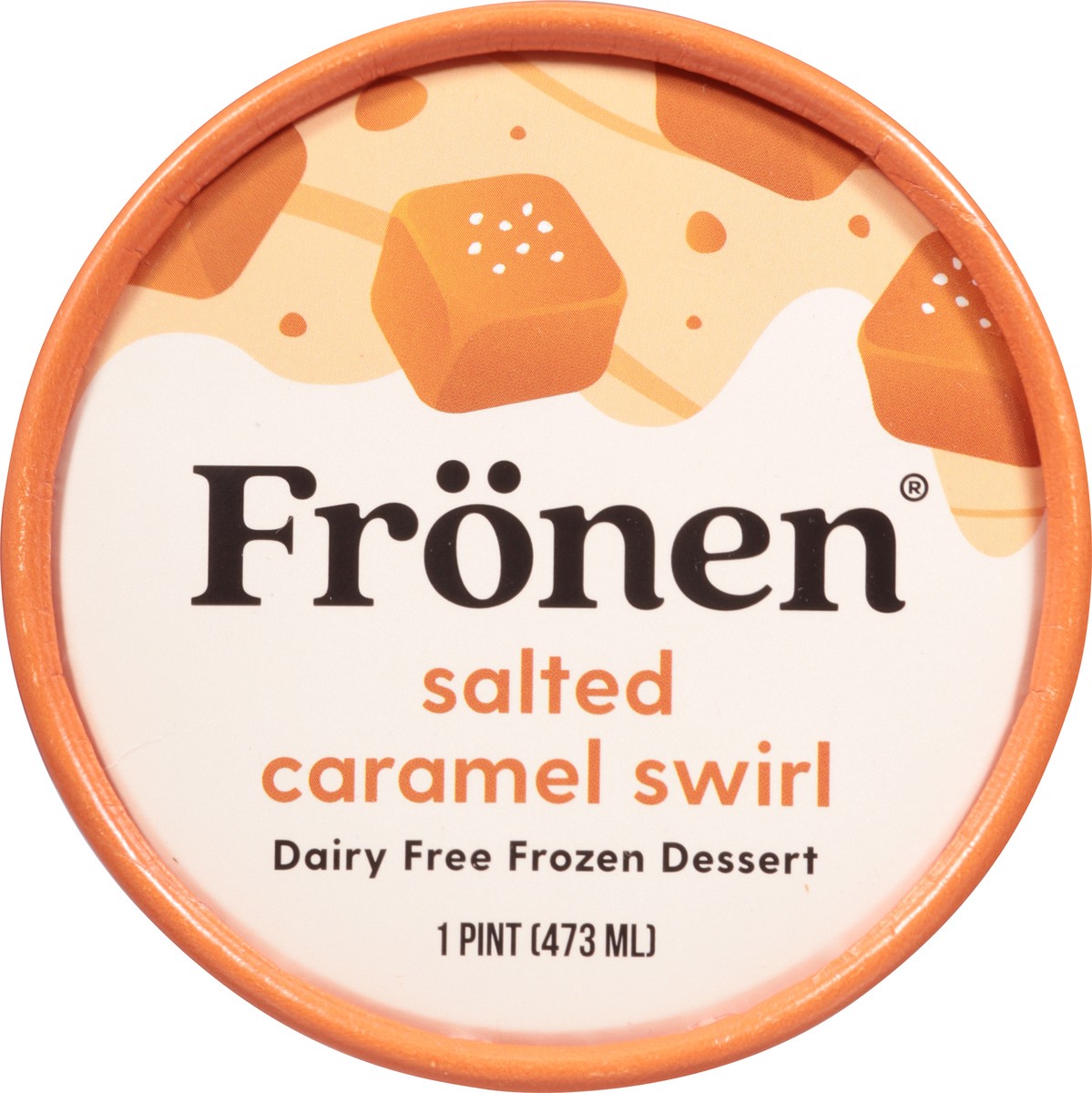 slide 13 of 13, Frönen Dairy Free Salted Caramel Swirl Frozen Dessert 1 pt, 1 ct