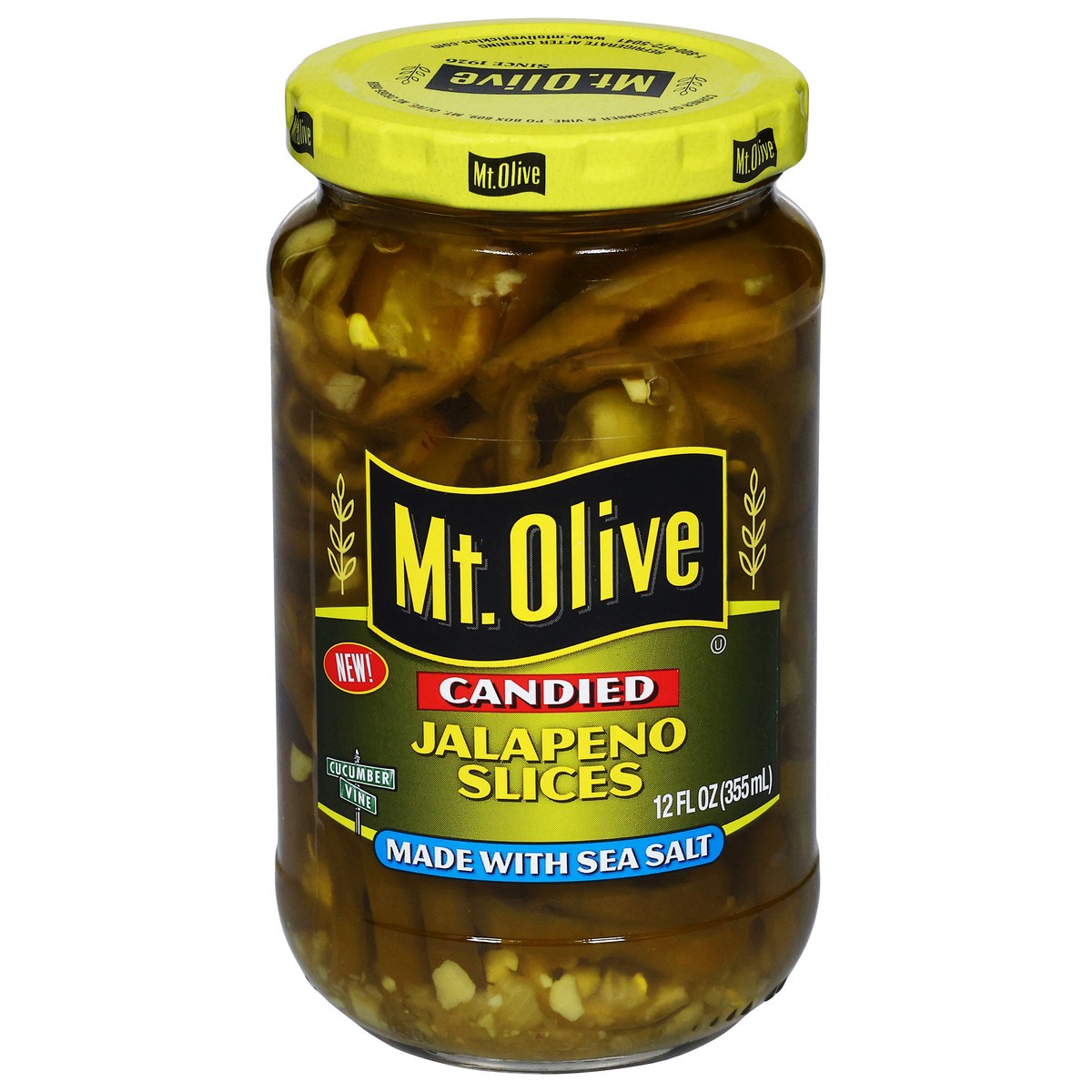 slide 1 of 13, Mt. Olive Candied Jalapeno Slices 12 fl oz, 12 fl oz
