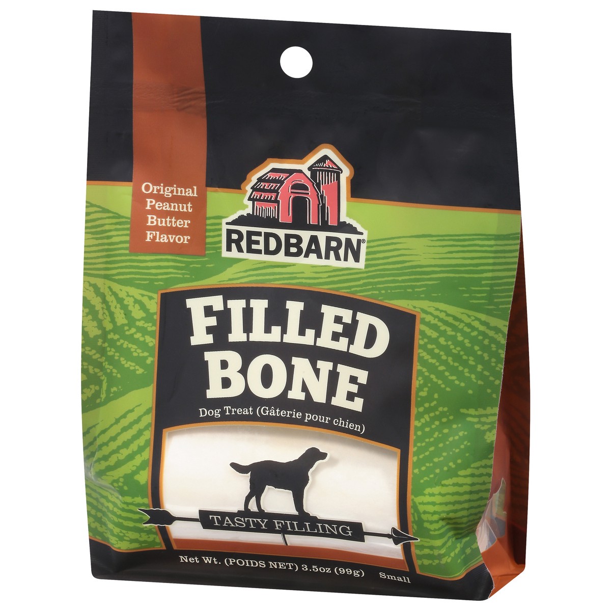 slide 7 of 9, Redbarn Filled Bone Original Peanut Butter Flavor Dog Treat Small 3.5 oz, 3.50 oz